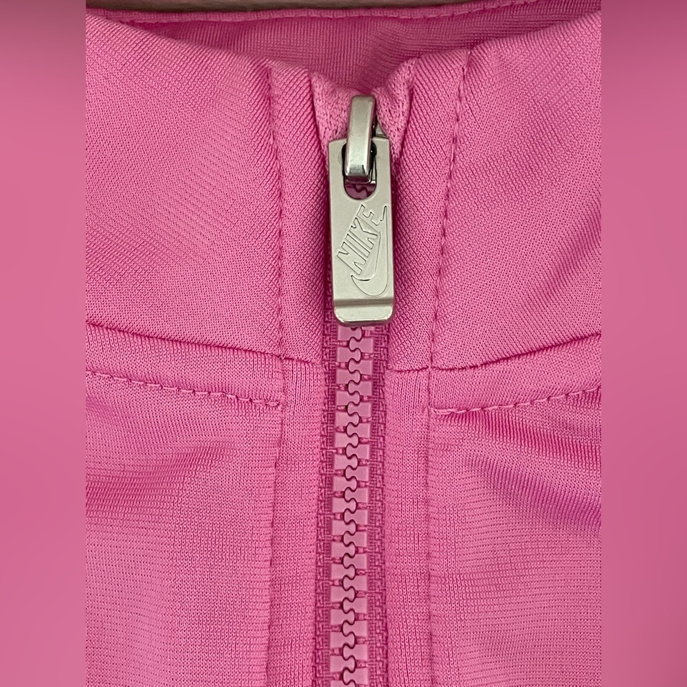 Nike Kids Pink Matching Set Zip Up Tracksuit with Logo Accents Girls 4 XS - Picture 10 of 14